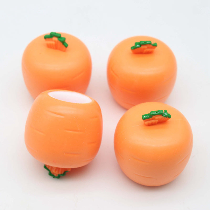 Rabbit Carrot Decompression Elastic Ball Toy