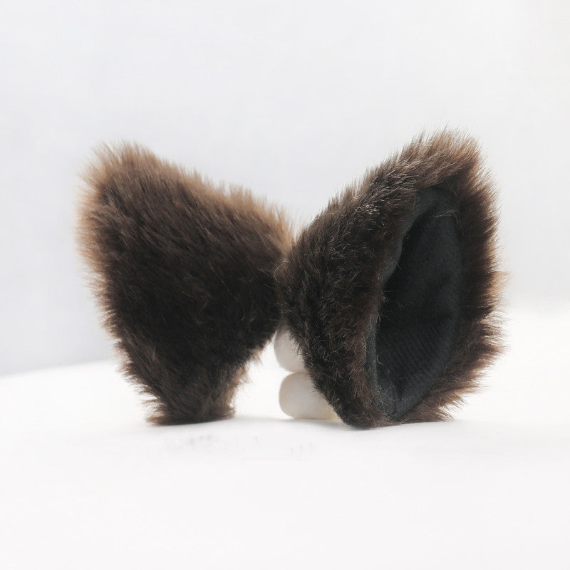 Anime Cat Ear Plush Hairpin Accessories