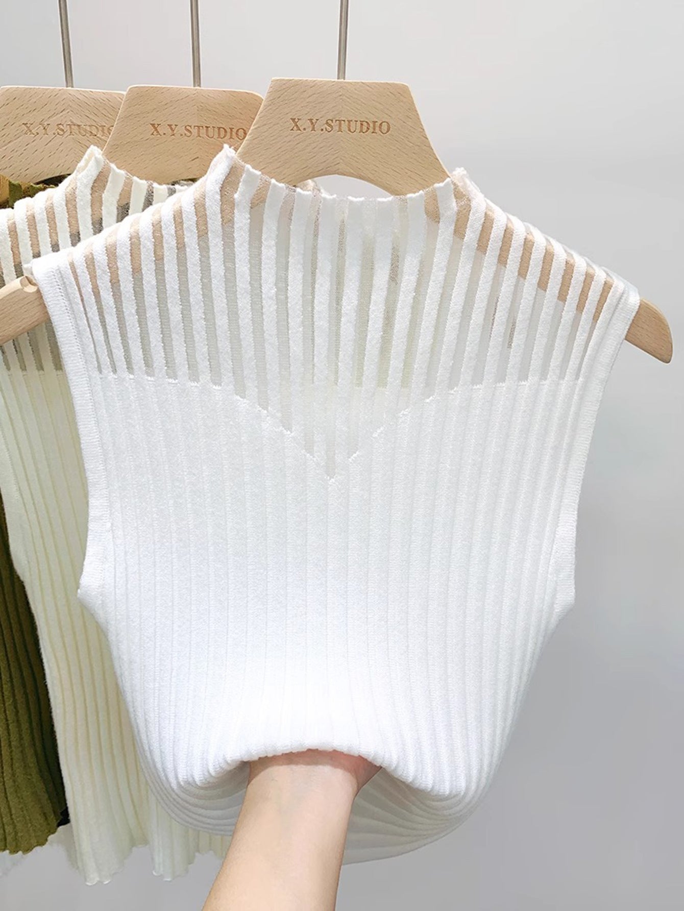 Sleeveless Knit Top