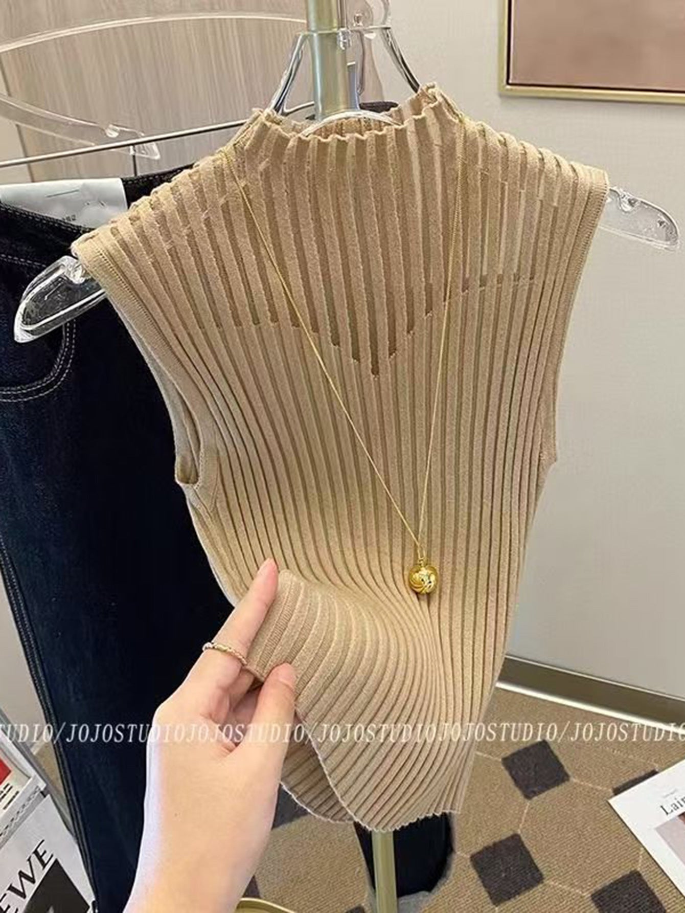 Sleeveless Knit Top