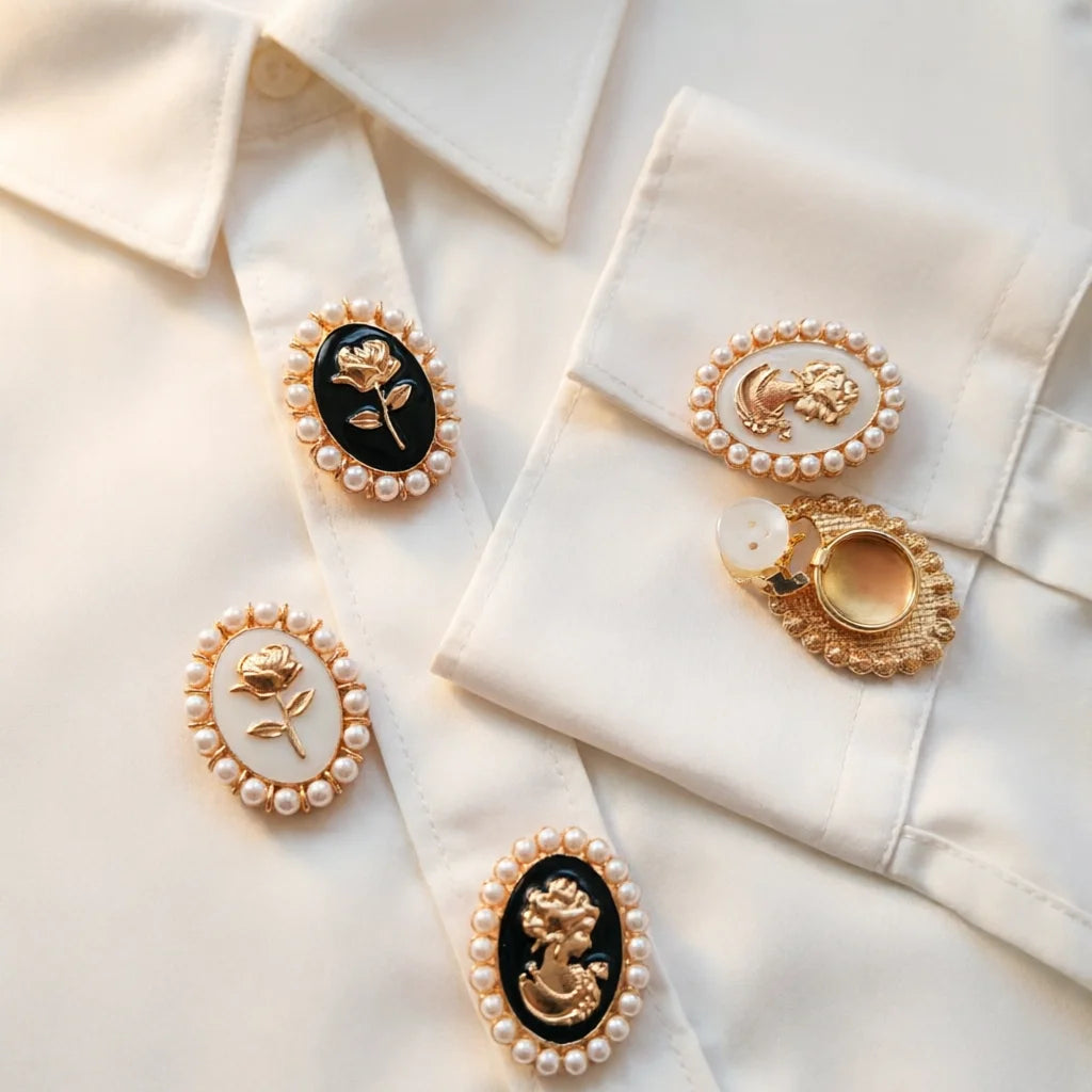 Classic Pearl Button