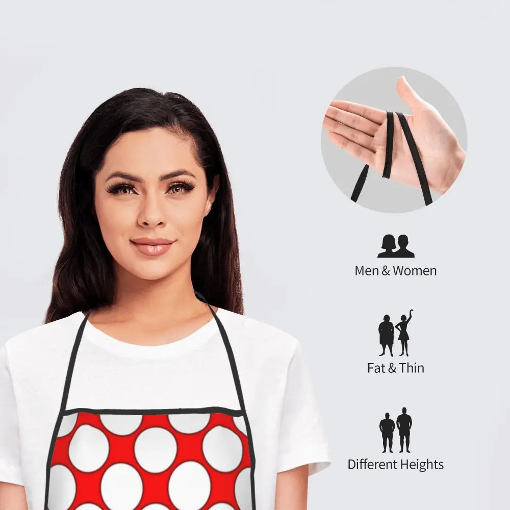 Polka Dot Bow Minnie Mouse APRON