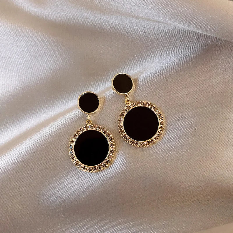 Vintage Black Earrings