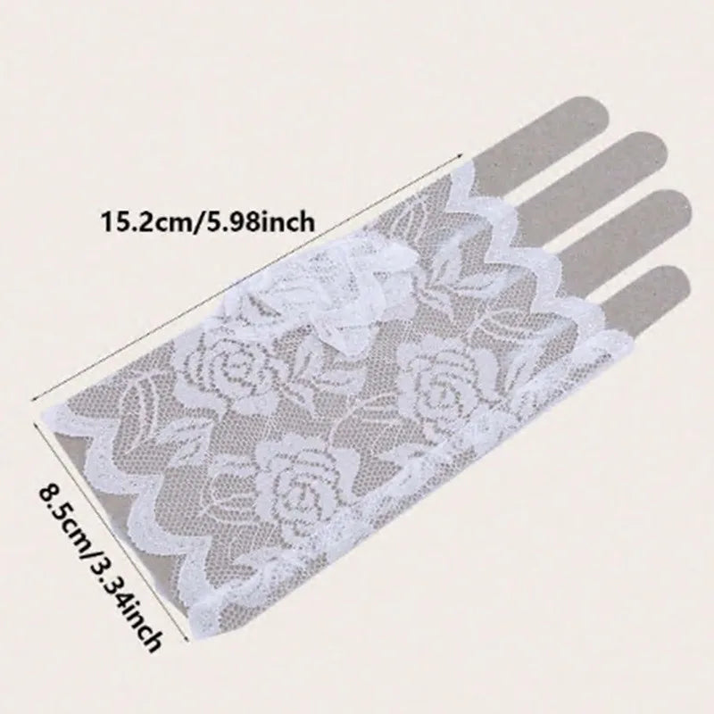 Lace Fingerless Gloves