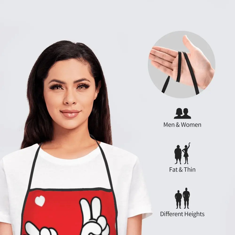 Polka Dot Bow Minnie Mouse APRON
