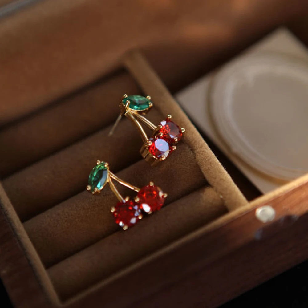 Red Cherry  Earrings