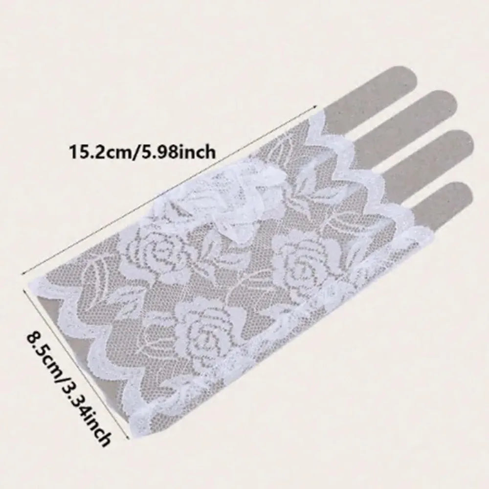 Lace Fingerless Gloves
