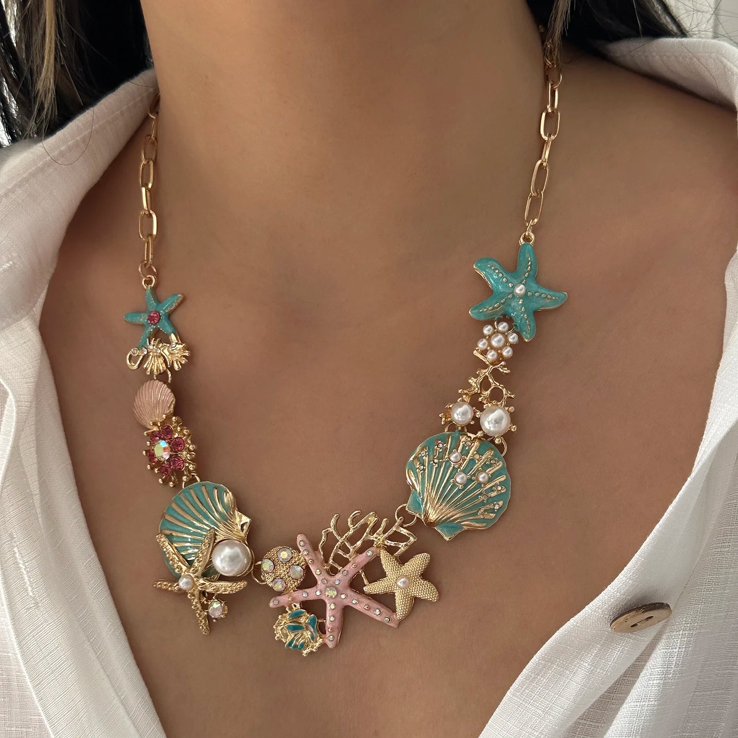 Beach Style  Necklace