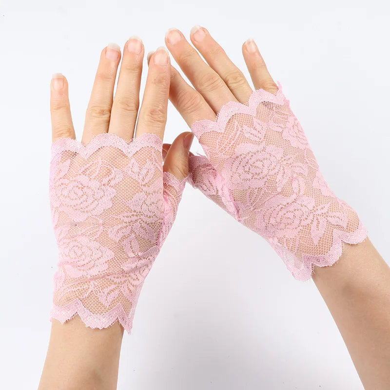 Lace Fingerless Gloves