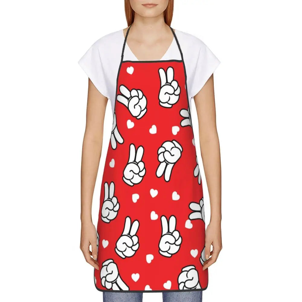 Polka Dot Bow Minnie Mouse APRON