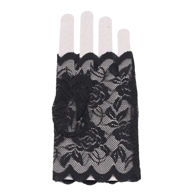 Lace Fingerless Gloves
