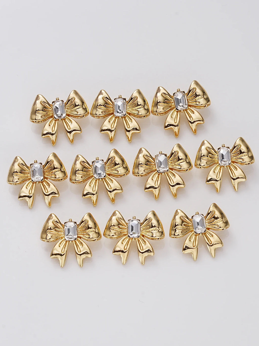 Bow Metal Buttons,