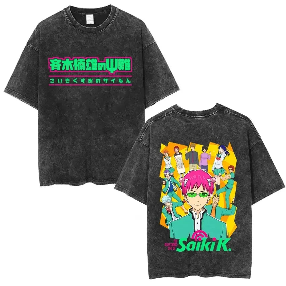 Saiki K T-shirt  Casual Top