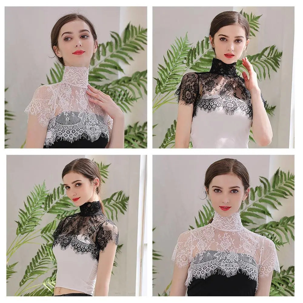 Lace  Half Shirt