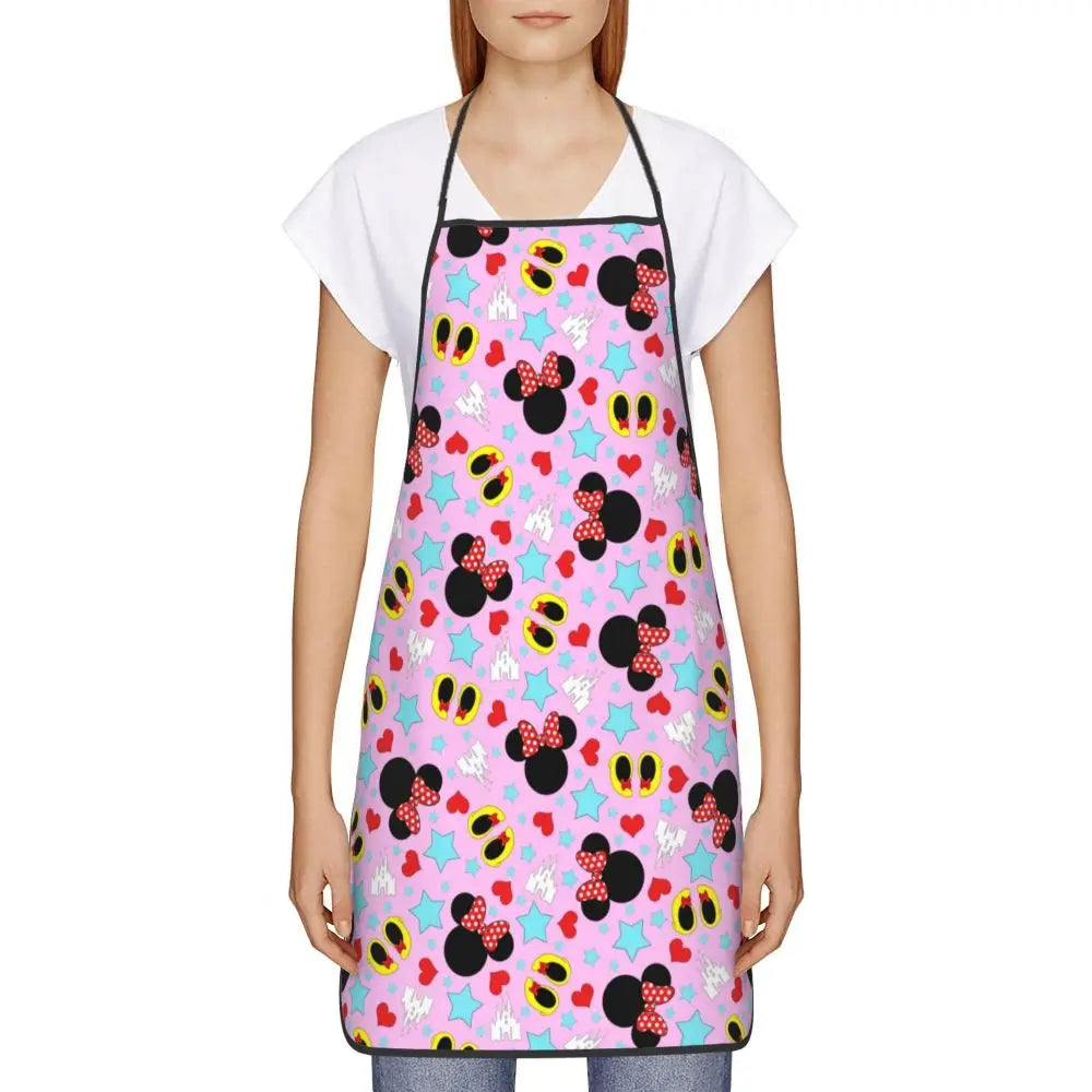 Polka Dot Bow Minnie Mouse APRON