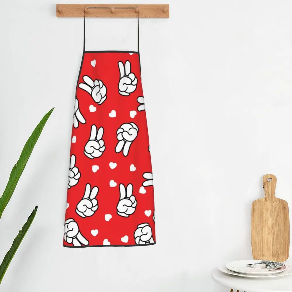 Polka Dot Bow Minnie Mouse APRON