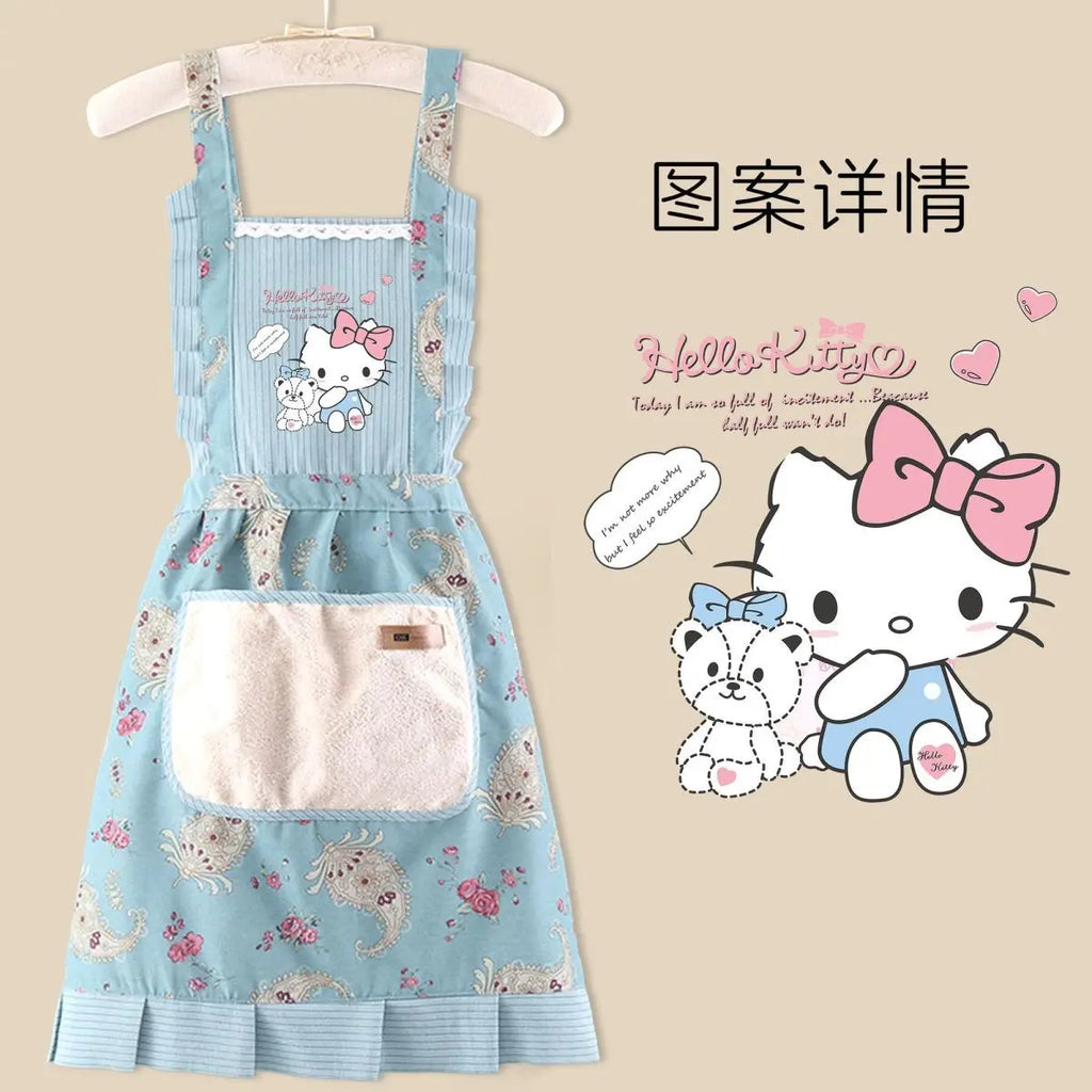Sanrio anime& hello kitty apron