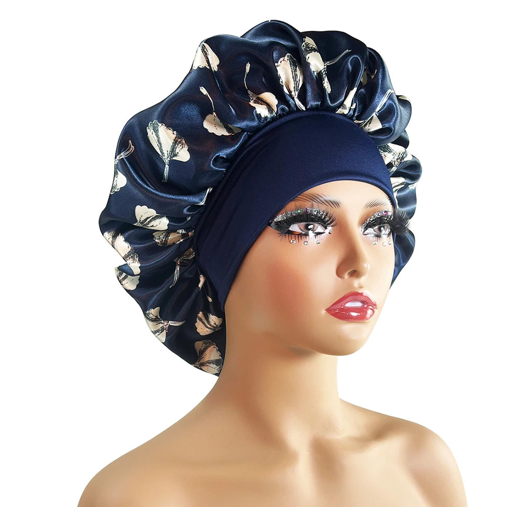 Women Satin Bonnet Cap Silky