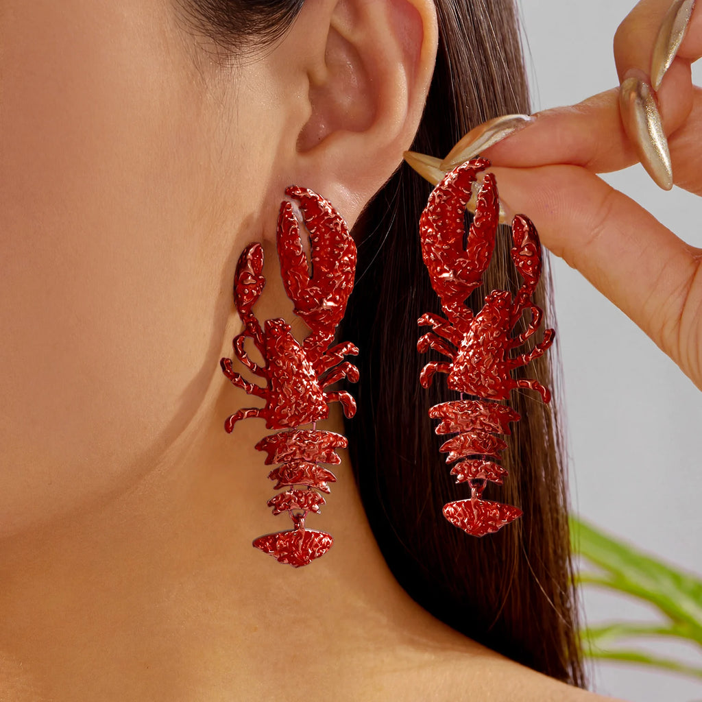 Blue Seahorse  Earrings