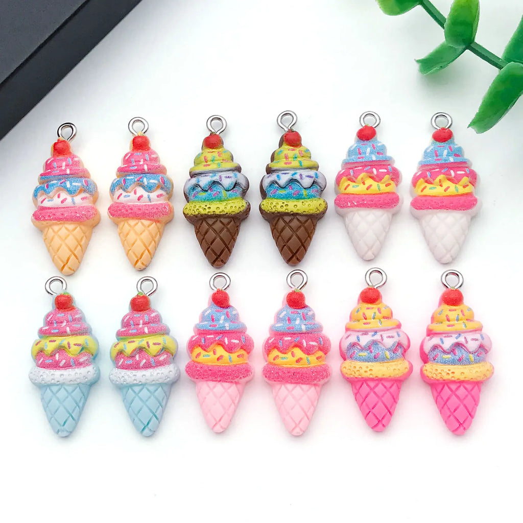 Strawberry Ice Cream Pendant