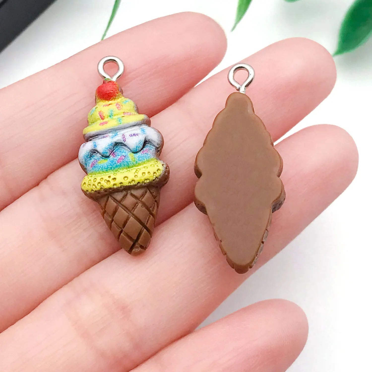 Strawberry Ice Cream Pendant