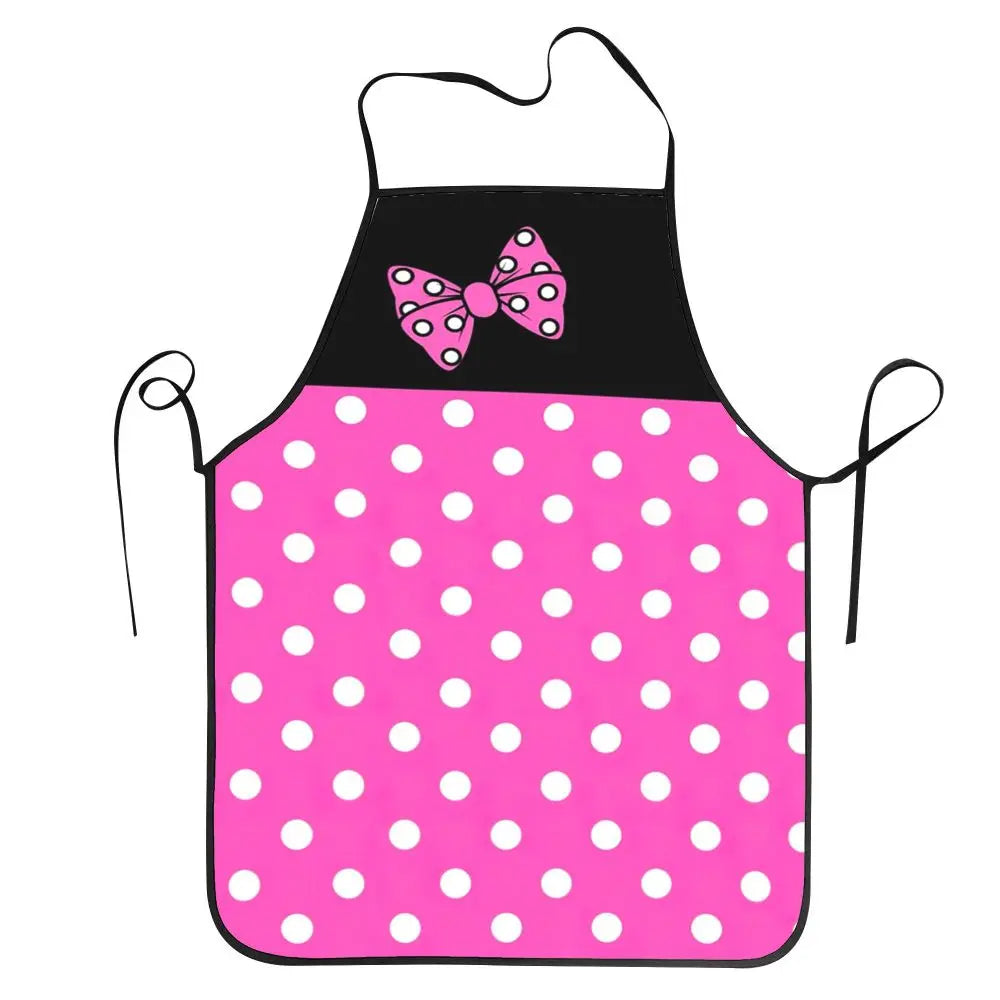 Polka Dot Bow Minnie Mouse APRON
