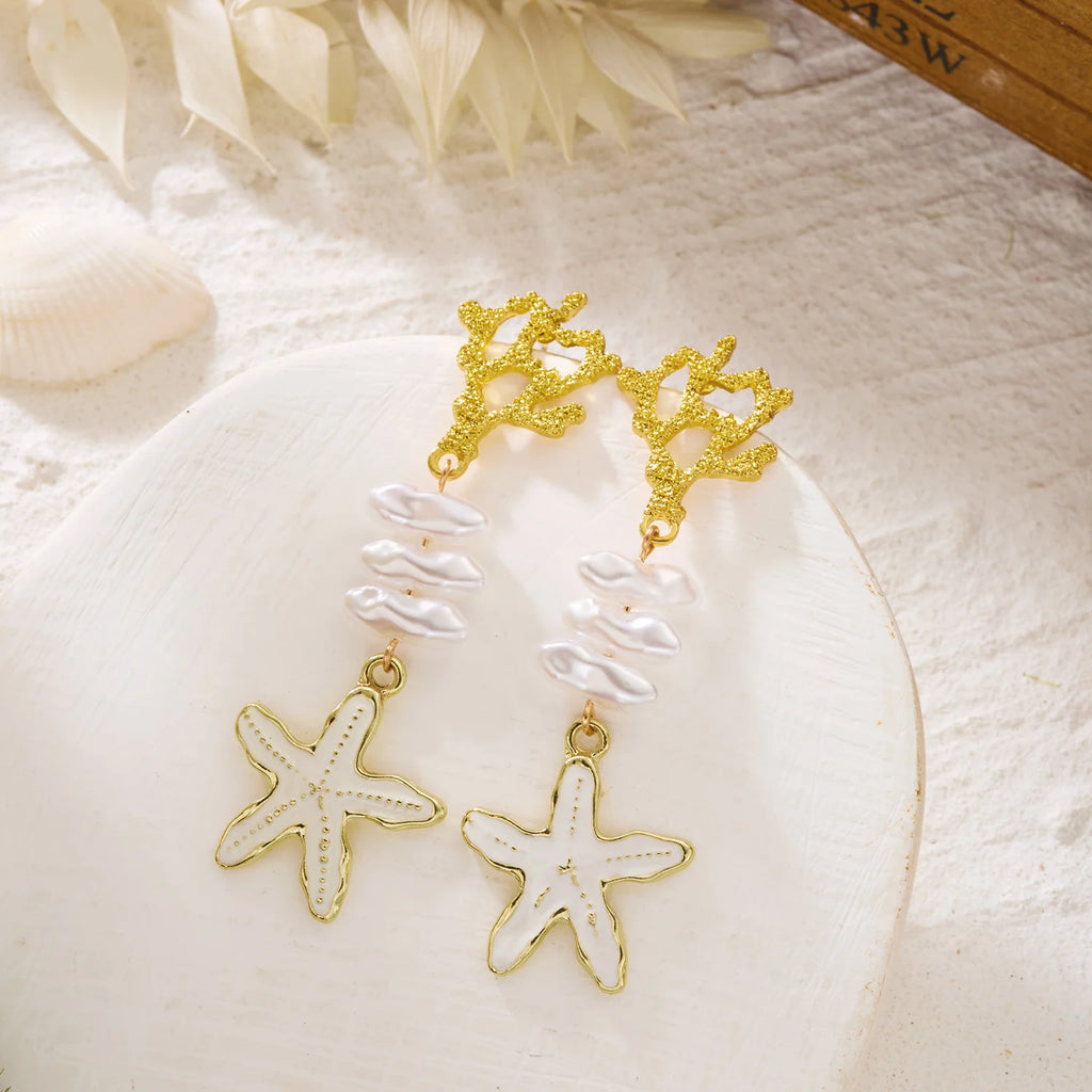 Red Coral Earrings