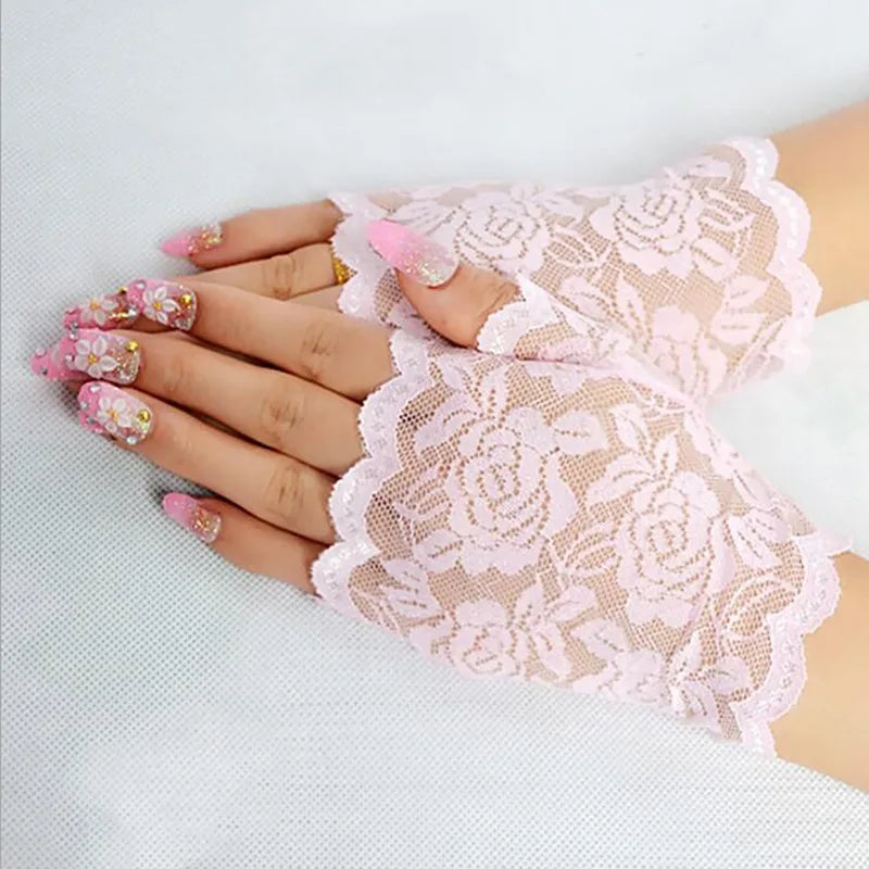 Lace Fingerless Gloves