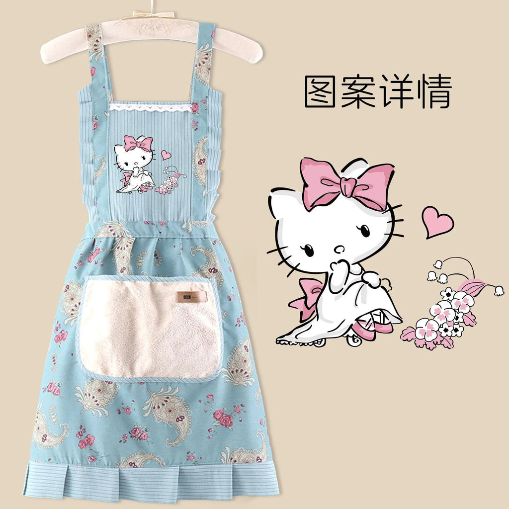 Sanrio anime& hello kitty apron