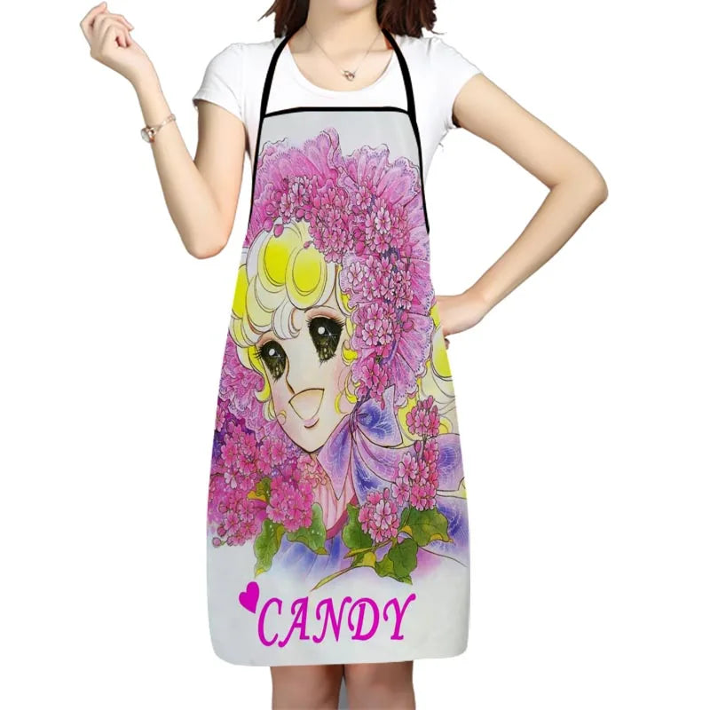 Candy Anime Girl Kitchen Apron