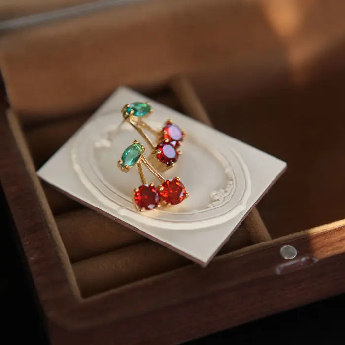 Red Cherry  Earrings