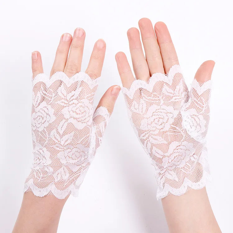 Lace Fingerless Gloves