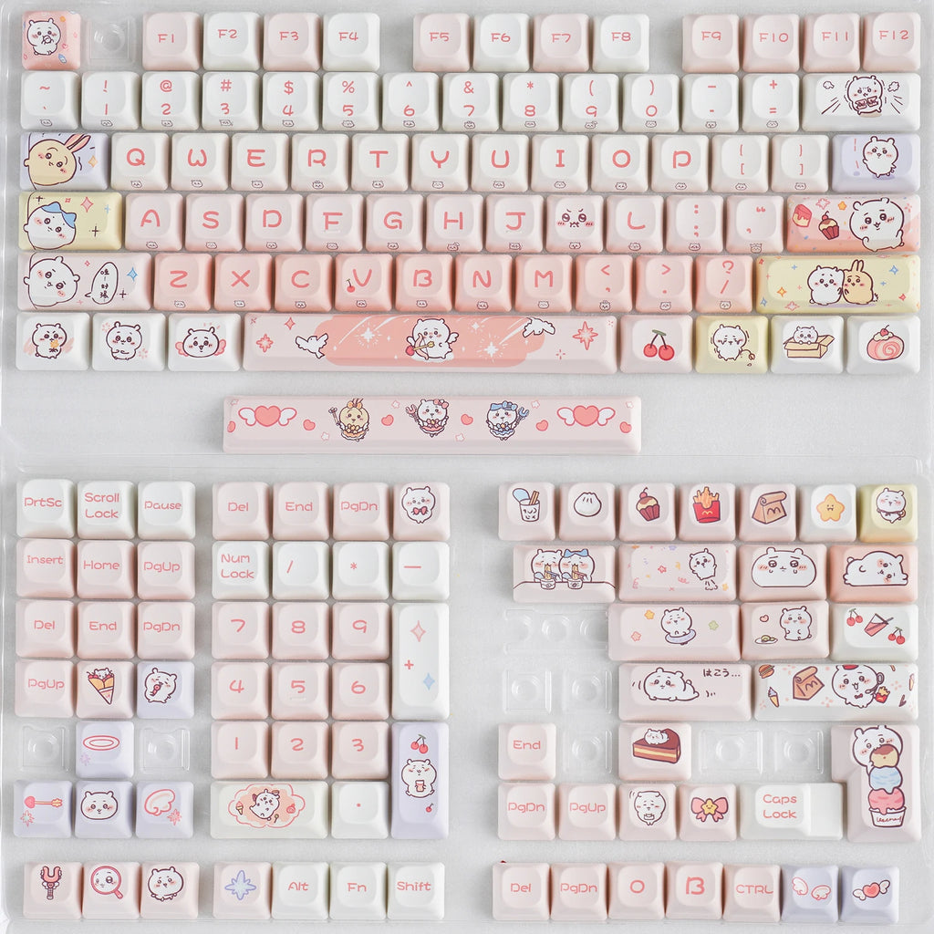 anime chiikawa keycap kawaii keyboard ❤️