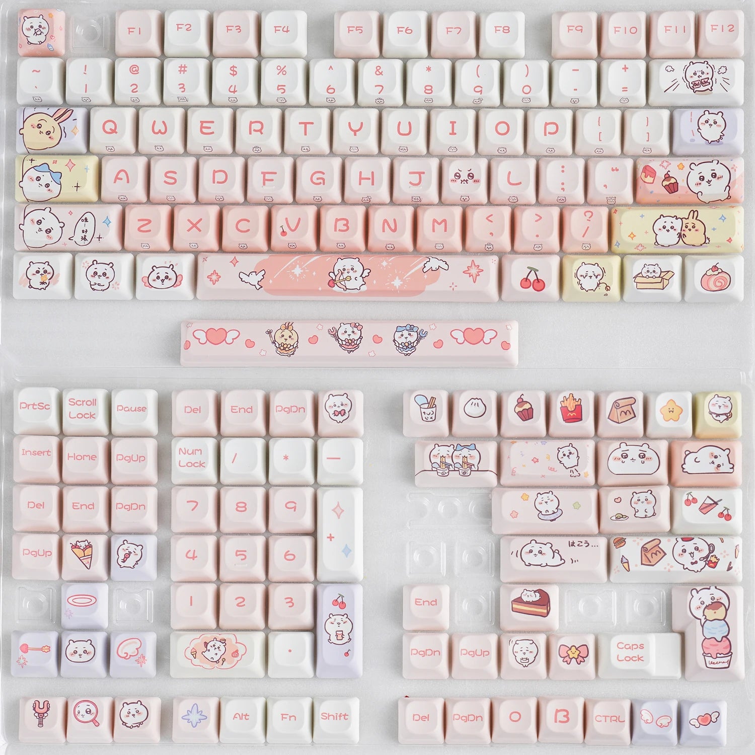 anime chiikawa keycap kawaii keyboard ❤️