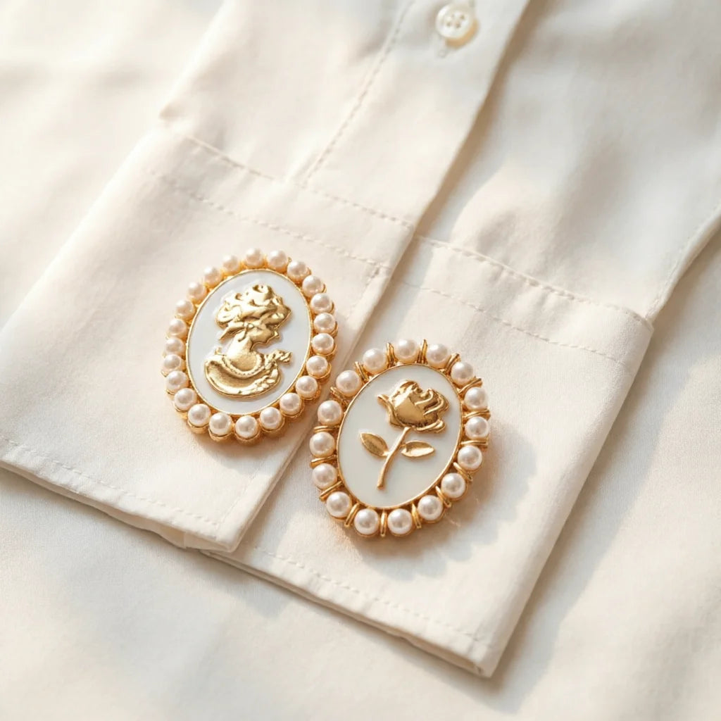 Classic Pearl Button