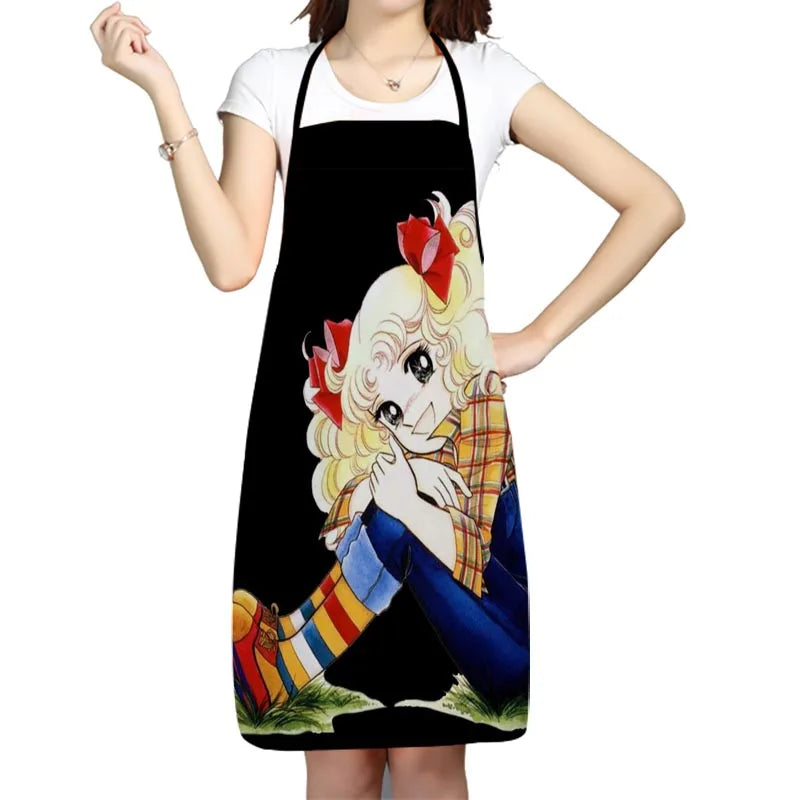 Candy Anime Girl Kitchen Apron