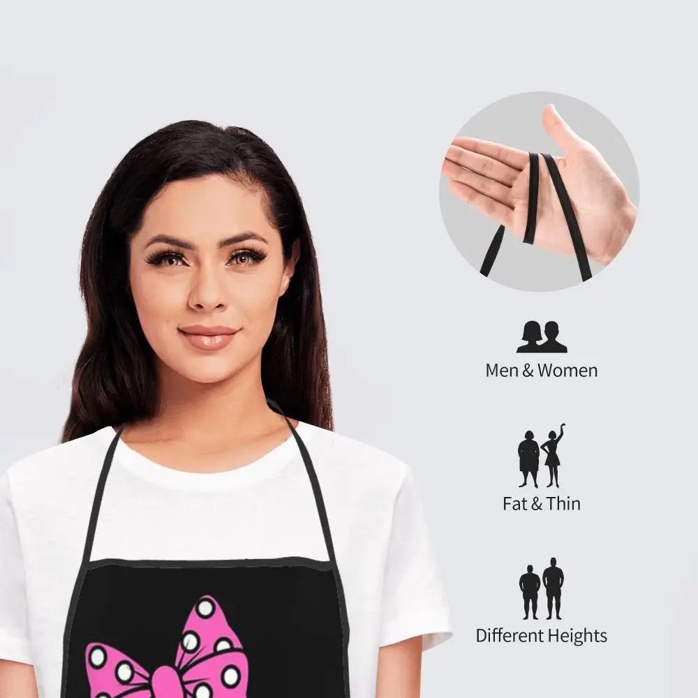 Polka Dot Bow Minnie Mouse APRON