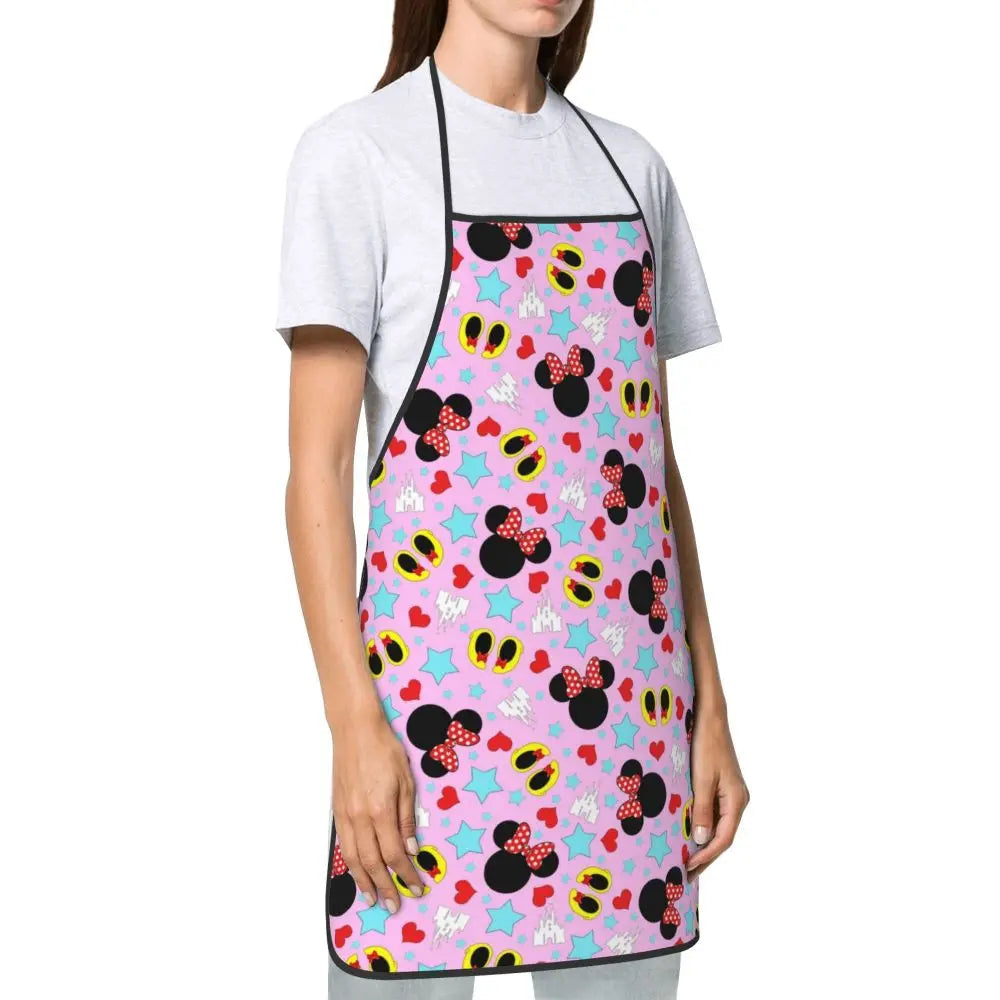 Polka Dot Bow Minnie Mouse APRON