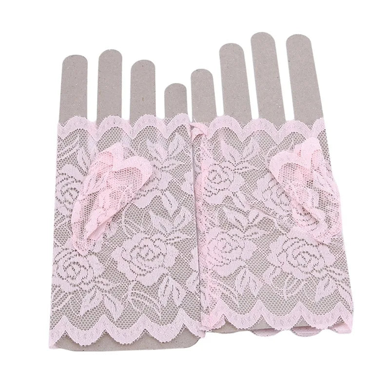 Lace Fingerless Gloves