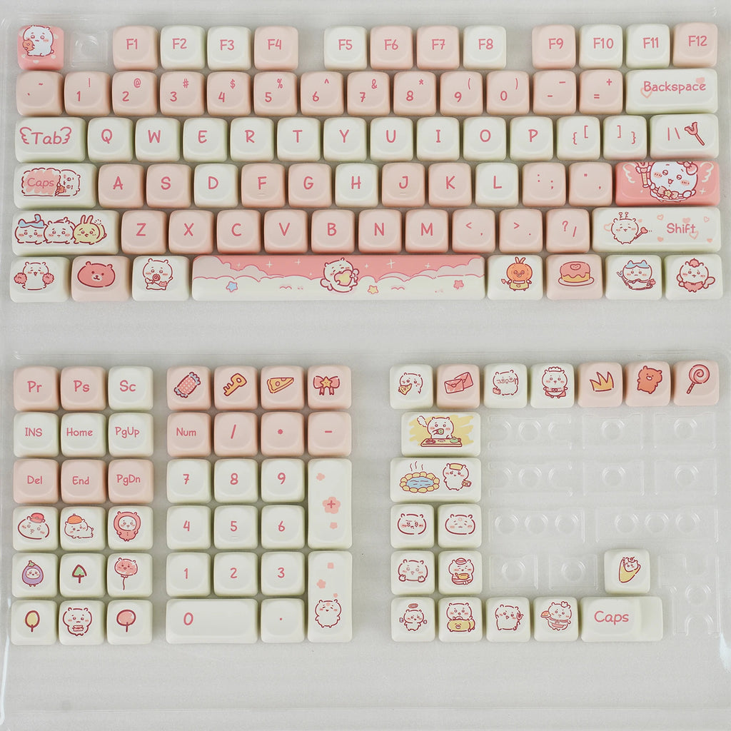 anime chiikawa keycap kawaii keyboard ❤️
