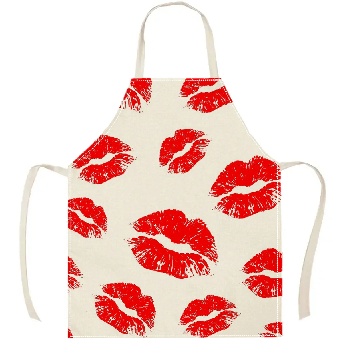 Red Lipstick Kiss Apron
