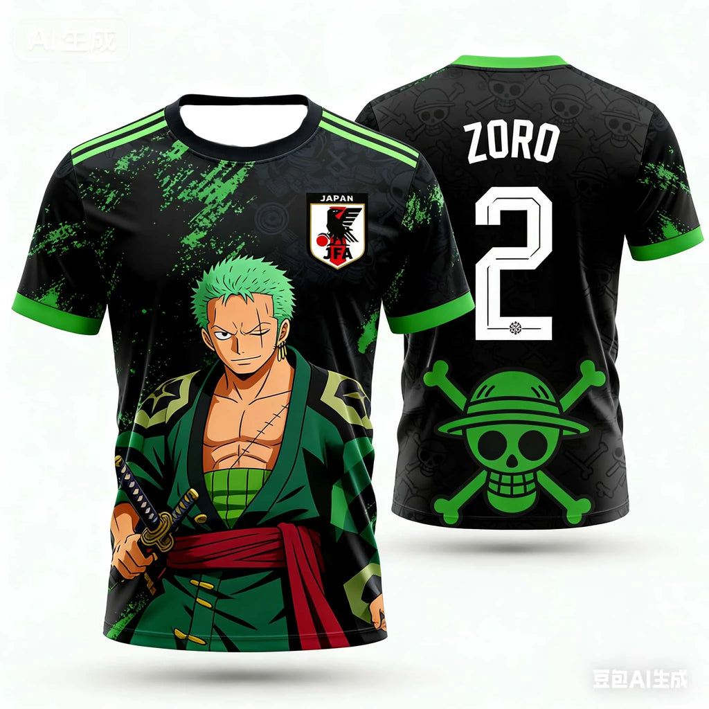 Luffy Football Jersey T-shirt