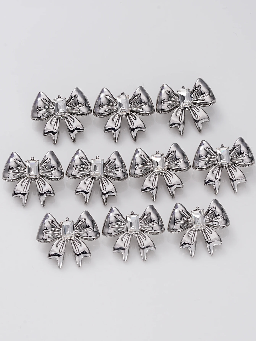 Bow Metal Buttons,