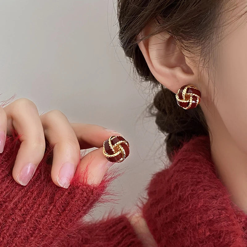 Heart Key Lock  Earring