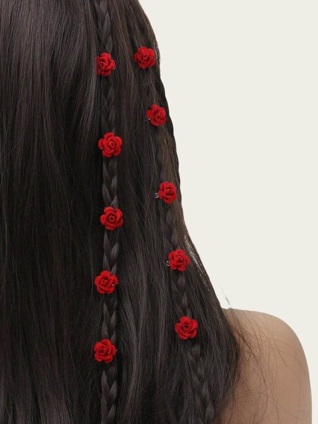 Rose hair clip