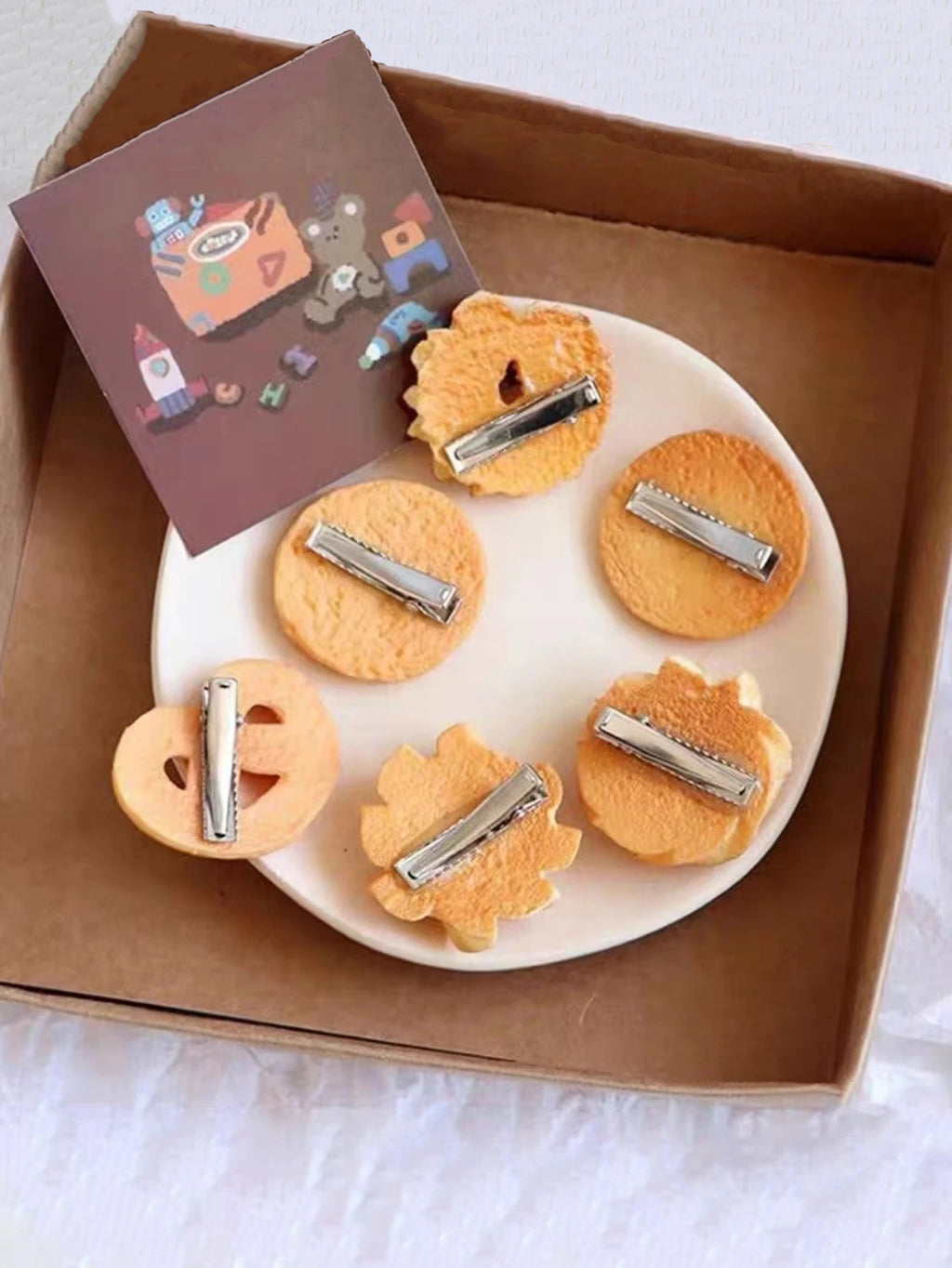 biscuit hairpin cute