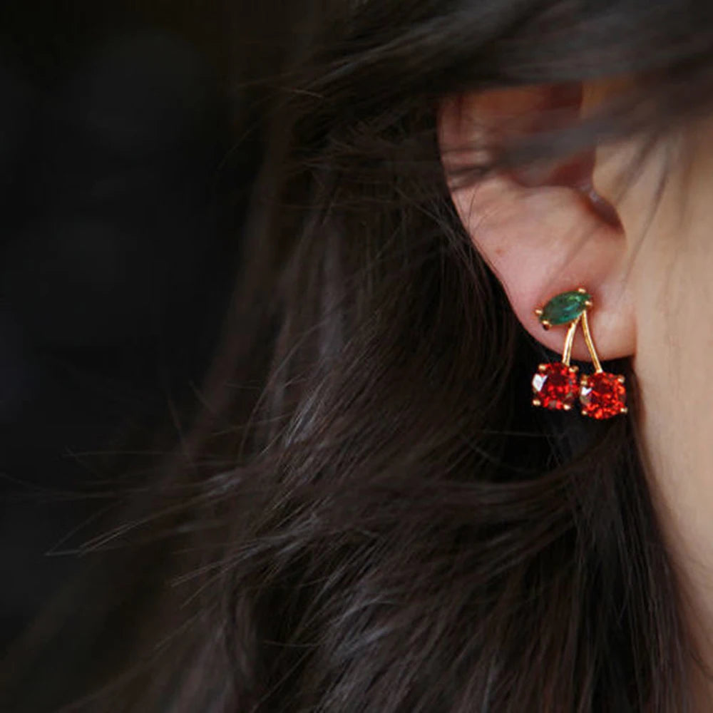 Red Cherry  Earrings