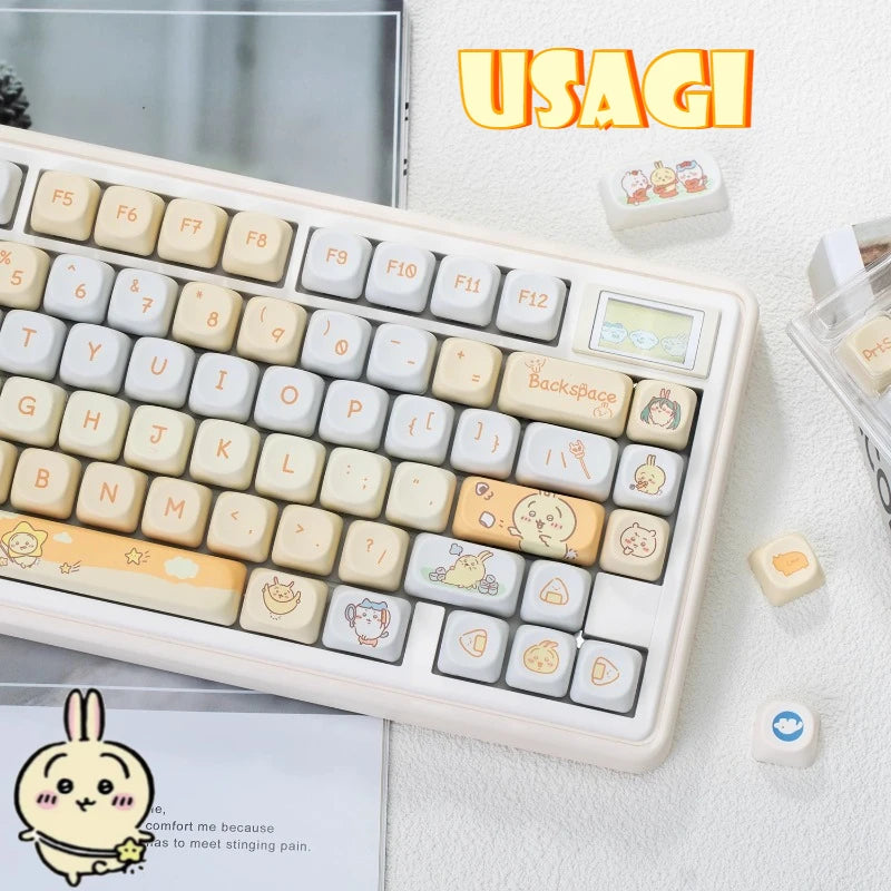 anime chiikawa keycap kawaii keyboard ❤️