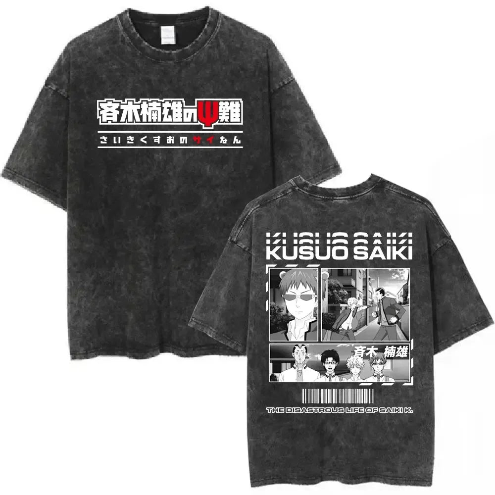 Saiki K T-shirt  Casual Top