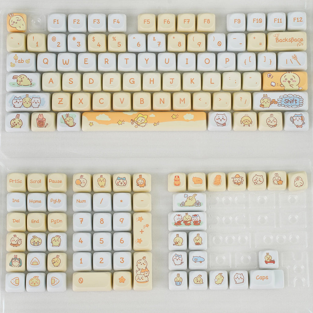 anime chiikawa keycap kawaii keyboard ❤️